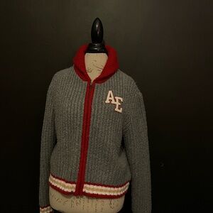 Vintage American Eagle Zip up Sweater